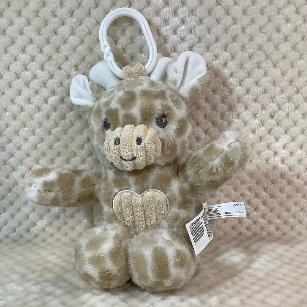 Dreamgro Musical Giraffe Plush Toy w Clip Baby Stroller Crib Toy